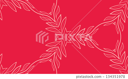 Geometric abstract symmetrical seamless pattern, line art illustration for fabric design and backgrounds Geometric abstract symmetrical seamless pattern, line art illustration for fabric design and backgrounds 134351978