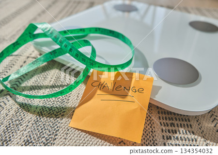 Dieting challenge for new year resolution weight loss 134354032