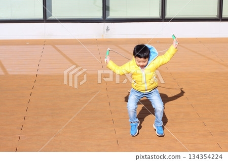Children playing rope Children playing rope 134354224