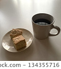 A quiet morning with coffee and scones 134355716