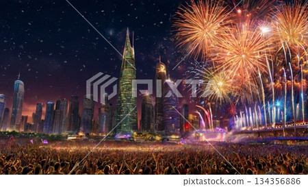 一場充滿光明與希望的盛會,慶祝2026年的到來——一個將帶你邁向未來的新年時刻。 一場充滿光明與希望的盛會,慶祝2026年的到來——一個將帶你邁向未來的新年時刻。 134356886