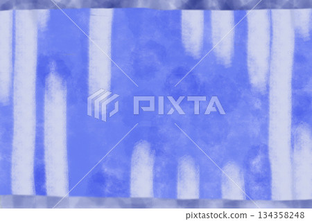 插圖素材：深藍色背景上的灰色線條（日式現代風格圖像） 134358248