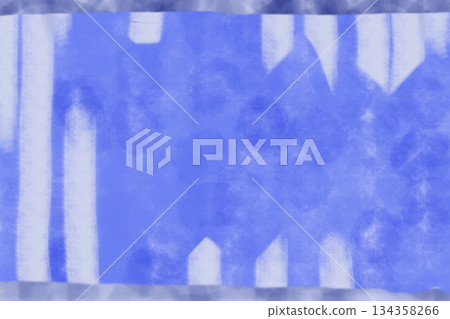 插圖素材：深藍色背景上的灰色線條（日式現代風格圖像） 134358266