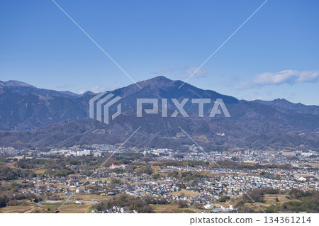 [神奈川縣] 從湘南台眺望大山 134361214