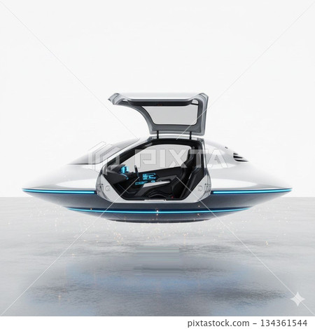 Two-seater anti-gravity levitation vehicle Two-seater anti-gravity levitation vehicle 134361544