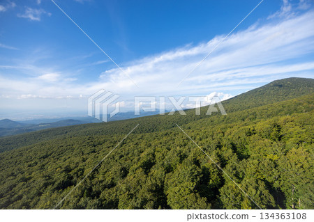 以八甲田山脈和綠樹成蔭為特色的自然景觀 134363108