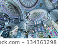 Blue Mosque in Istanbul, Turkey 134363298