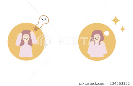 Icons of women who think too much and women who shine just the way they are 134363332