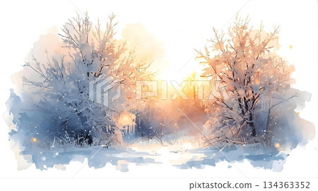 霜樹和鑽石粉 134363352