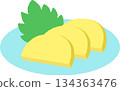 Hand-drawn food icon illustration: Pickles 134363476