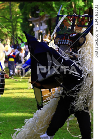 Iwate Prefecture Folk Performing Arts Lion Dance 134363533