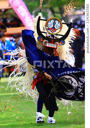 Iwate Prefecture Folk Performing Arts Lion Dance Iwate Prefecture Folk Performing Arts Lion Dance 134363560
