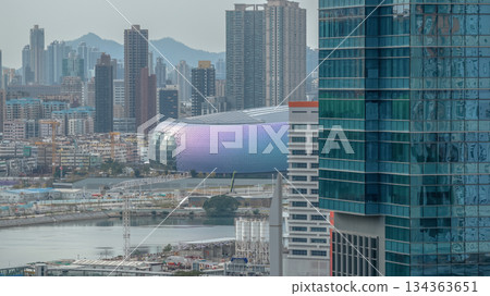 Dec 14 2025 Modern Office Building in Kowloon Bay Business District Hong Kong Dec 14 2025 Modern Office Building in Kowloon Bay Business District Hong Kong 134363651