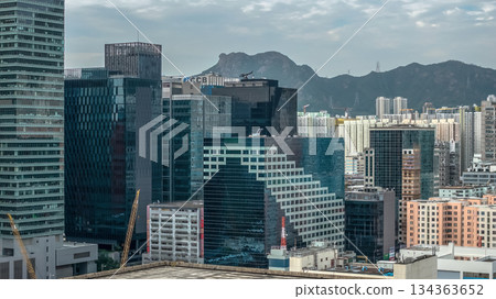 Dec 14 2025 Modern Office Building in Kowloon Bay Business District Hong Kong 134363652