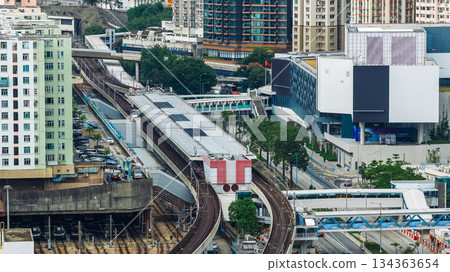 Dec 14 2025 Kowloon Bay Subway Tracks Along Kwun Tong Road Cityscape Dec 14 2025 Kowloon Bay Subway Tracks Along Kwun Tong Road Cityscape 134363654