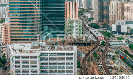 Dec 14 2025 Kowloon Bay Subway Tracks Along Kwun Tong Road Cityscape Dec 14 2025 Kowloon Bay Subway Tracks Along Kwun Tong Road Cityscape 134363655
