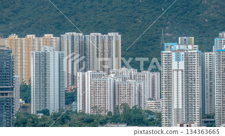 Dec 14 2025 Choi Wan Estate Residential Buildings in Kowloon Hong Kong 134363665