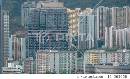 Dec 14 2025 Kai Yip Estate Residential Towers in Kowloon Bay Hong Kong Dec 14 2025 Kai Yip Estate Residential Towers in Kowloon Bay Hong Kong 134363666