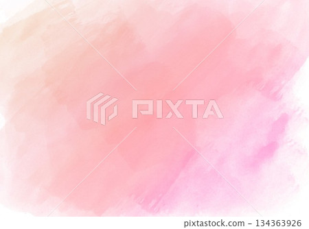 Watercolor abstract background pink 134363926