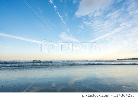 反射在海的太陽 134364253