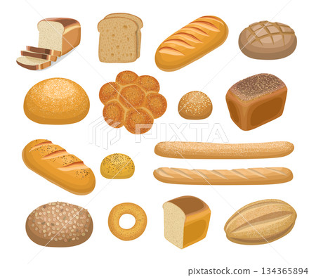 Bread, bakery products Bread, bakery products 134365894