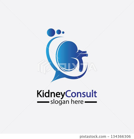 Kidney Consult logo designs concept vector, Kidney Healthcare logo template,Urology logo vector template. Kidney Consult logo designs concept vector, Kidney Healthcare logo template,Urology logo vector template. 134366306