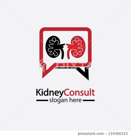 Kidney Consult logo designs concept vector, Kidney Healthcare logo template,Urology logo vector template. 134366325