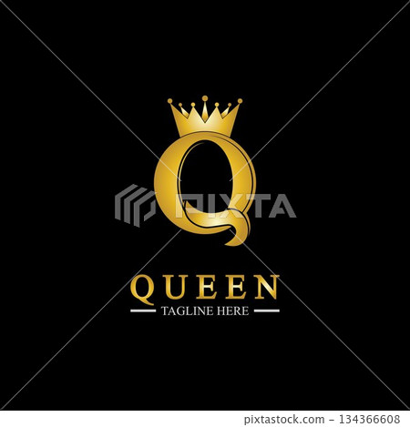 Letter Q Queen Logo Design Inspiration For Business And Company. 134366608