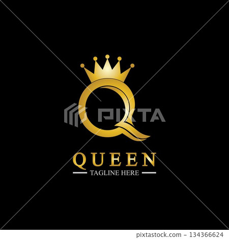 Letter Q Queen Logo Design Inspiration For Business And Company. 134366624