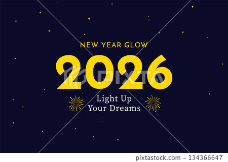 2026 new year glow celebration background 2026 new year glow celebration background 134366647