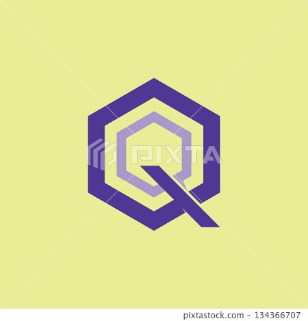 Letter Q logo icon design template elements 134366707