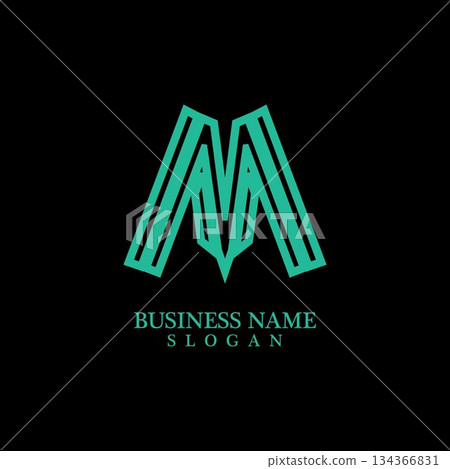 M Letter Logo Template M Letter Logo Template 134366831