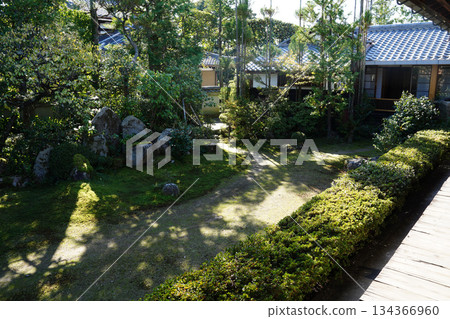 Garden scenery of a Zen temple in Kyoto Garden scenery of a Zen temple in Kyoto 134366960