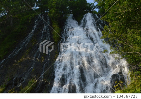 Oshinkoshin waterfall (Charasse nai river / estuary vicinity / Shari-cho, Shari-gun, Hokkaido) 134367725