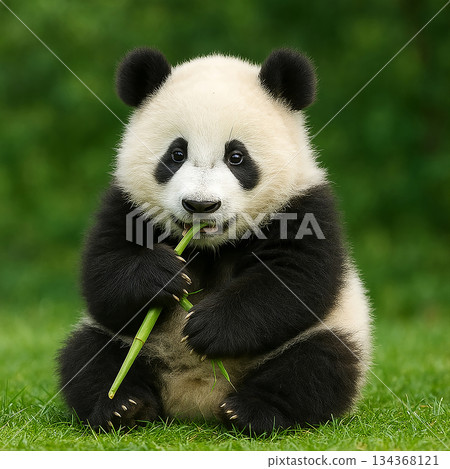 吃竹葉的熊貓 134368121