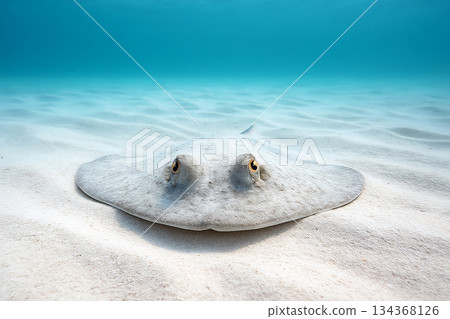 海獅在沙裡挖洞 134368126