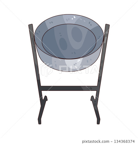 illustration of Steel Drum illustration of Steel Drum 134368374