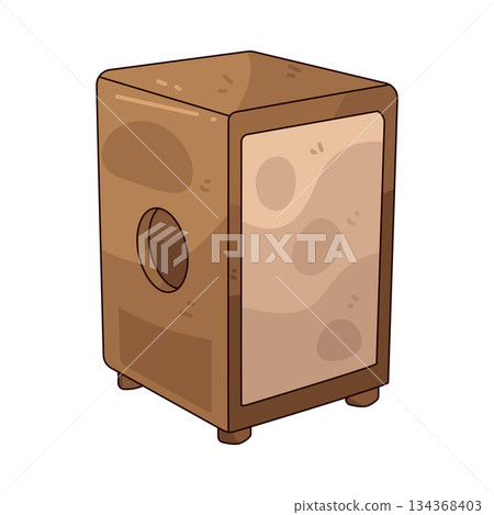 illustration of Cajon illustration of Cajon 134368403