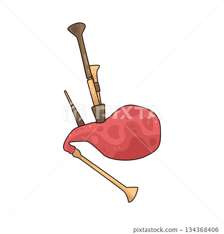 illustration of Bagpipe  134368406