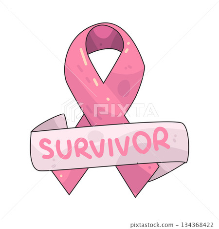 illustration of Survivor Ribbon 134368422