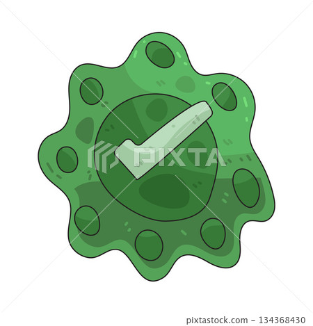 illustration of Healthy Cell 134368430