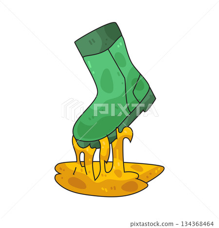 illustration of Toxic Waste illustration of Toxic Waste 134368464