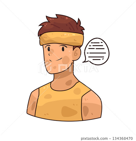 illustration of Athlete illustration of Athlete 134368470
