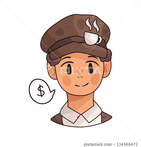 illustration of Barista  134368471