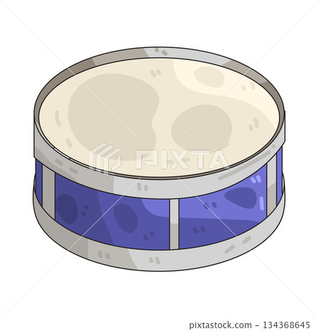 illustration of Snare Drum 134368645