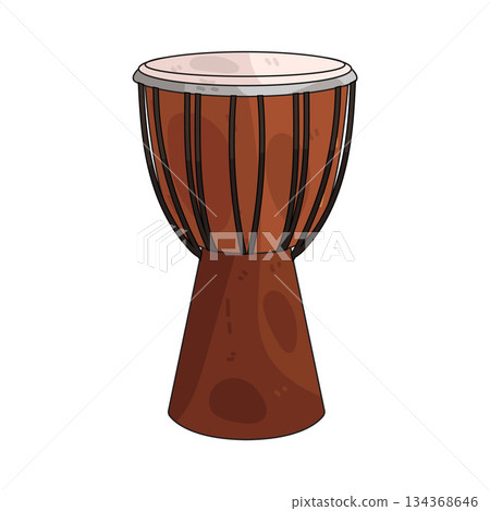 illustration of Djembe 134368646