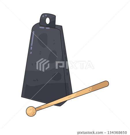 illustration of Cowbell illustration of Cowbell 134368650
