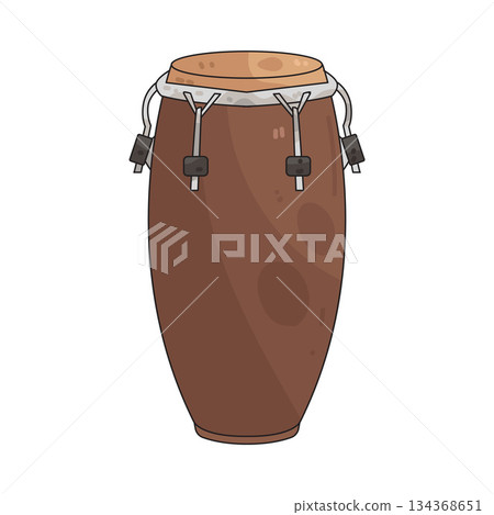 illustration of Conga Drum illustration of Conga Drum 134368651