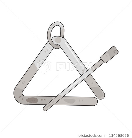 illustration of Triangle Instrument 134368656