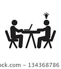 Brainstorming icon 134368786